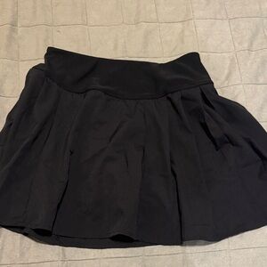 Black Pleated Skirt